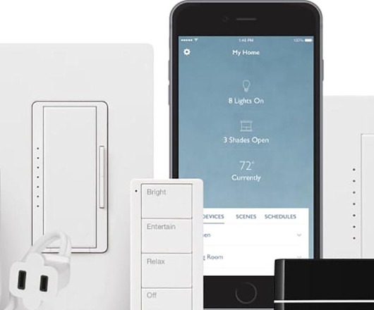 RA2 Select permite controlar luces y persianas desde el teléfono o tablet.